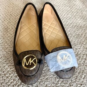 Michael Kors Lillie Logo Moccasin in Brown